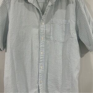 Classic Blue Striped Men's Shirt